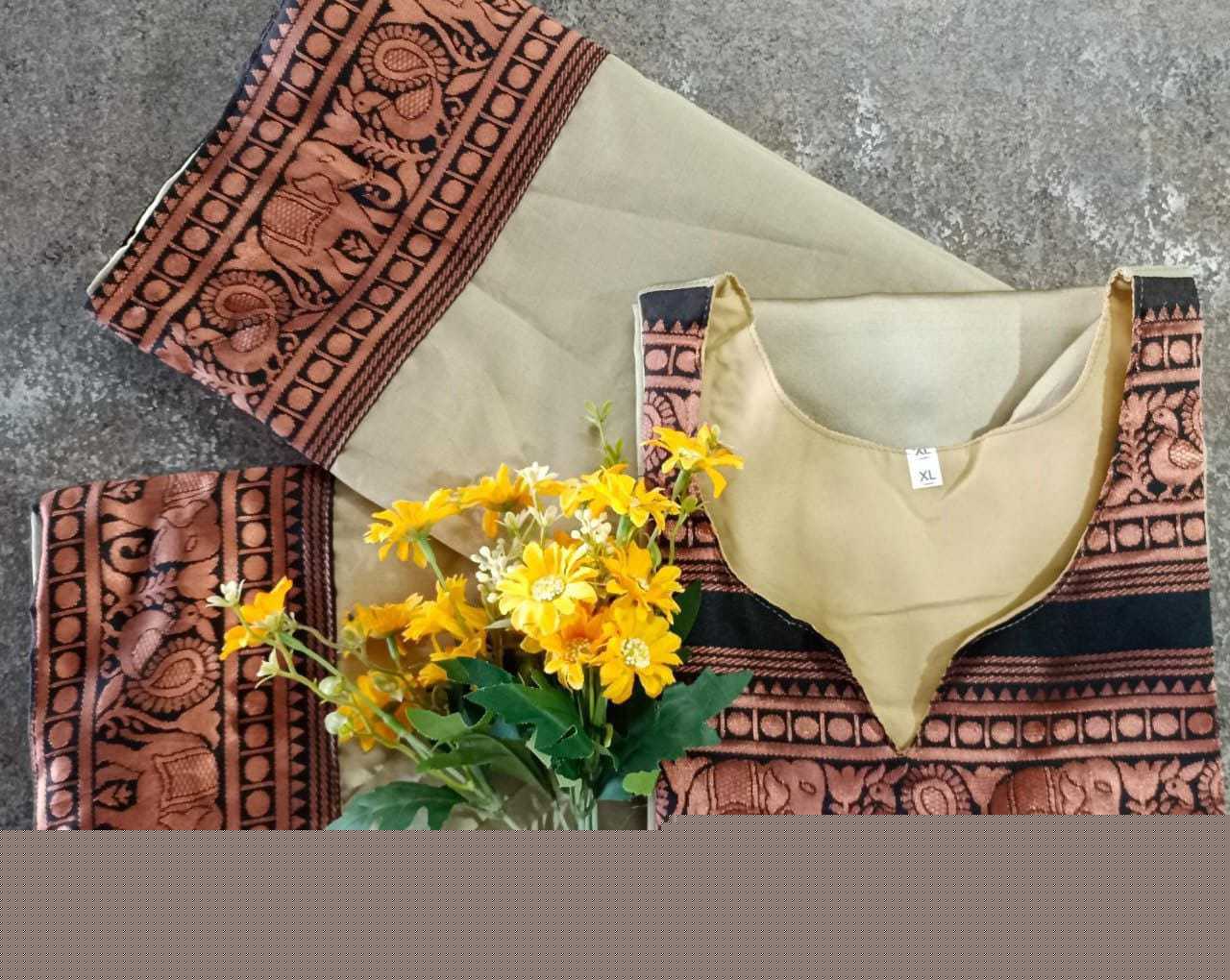 Soft Cotton Printed Round Neck Kurti - MYLUXURY LANE ENTERPRISE
